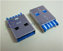 USB3.0 A/M焊线一体式