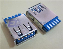 USB3.0 A/F 180度焊线式