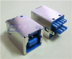 USB3.0 B/F 180度焊线式