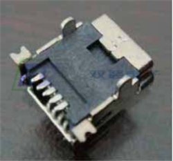 MINI USB 5P/F 180°前插后贴