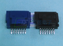 SATA 7P 母座带弹片 铆线式 180°