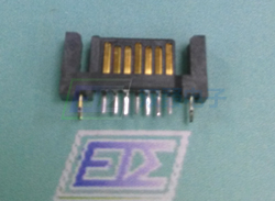 SATA 7P 公座DIP插板型 180°