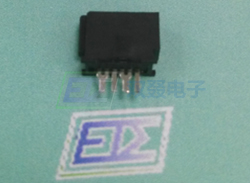 SATA 6P 母座焊线式 2&3PIN、5&6PIN短路 180°