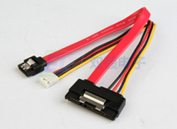 SATA7+15P母头带弹片对SATA 7P母头带弹片+PH2.5HSG