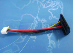 SATA 15P刺破式90度母头对PH2.5 HSG