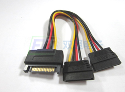 SATA 15P 公头对 SATA15P 母头*2