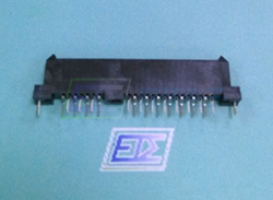 SATA 22P 母座双排插板式 180°
