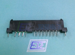 SATA 22P 母座双排插板式 180°