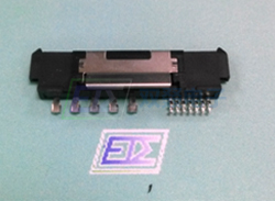 SATA 22P 母座带弹片 180°