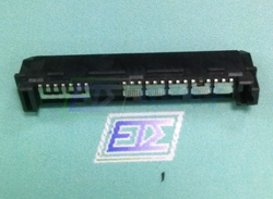 SATA 22P 母座焊线式 特殊PIN 右90°