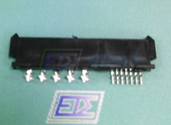 SATA 22P 母座铆线式 180°